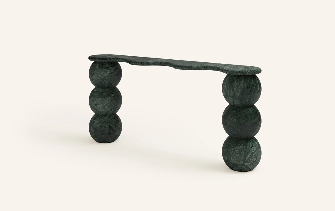 Balla Green Marble Hallway Table - Elsa Home And Beauty