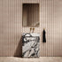 Calacatta Viola Bathroom Vanity With Doors 600mm - Elsa Home And Beauty