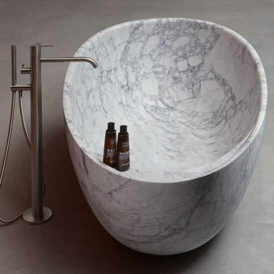 Carrara Marble Solid Bath Tub - Elsa Home And Beauty