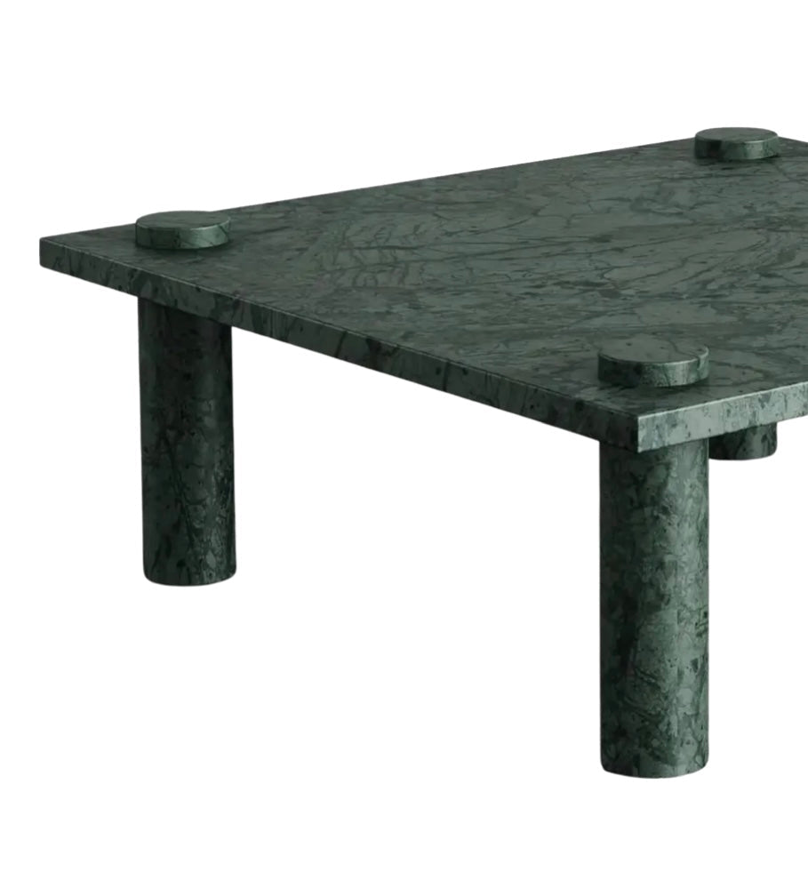 Adamo Green Marble Coffee Table - Elsa Home And Beauty