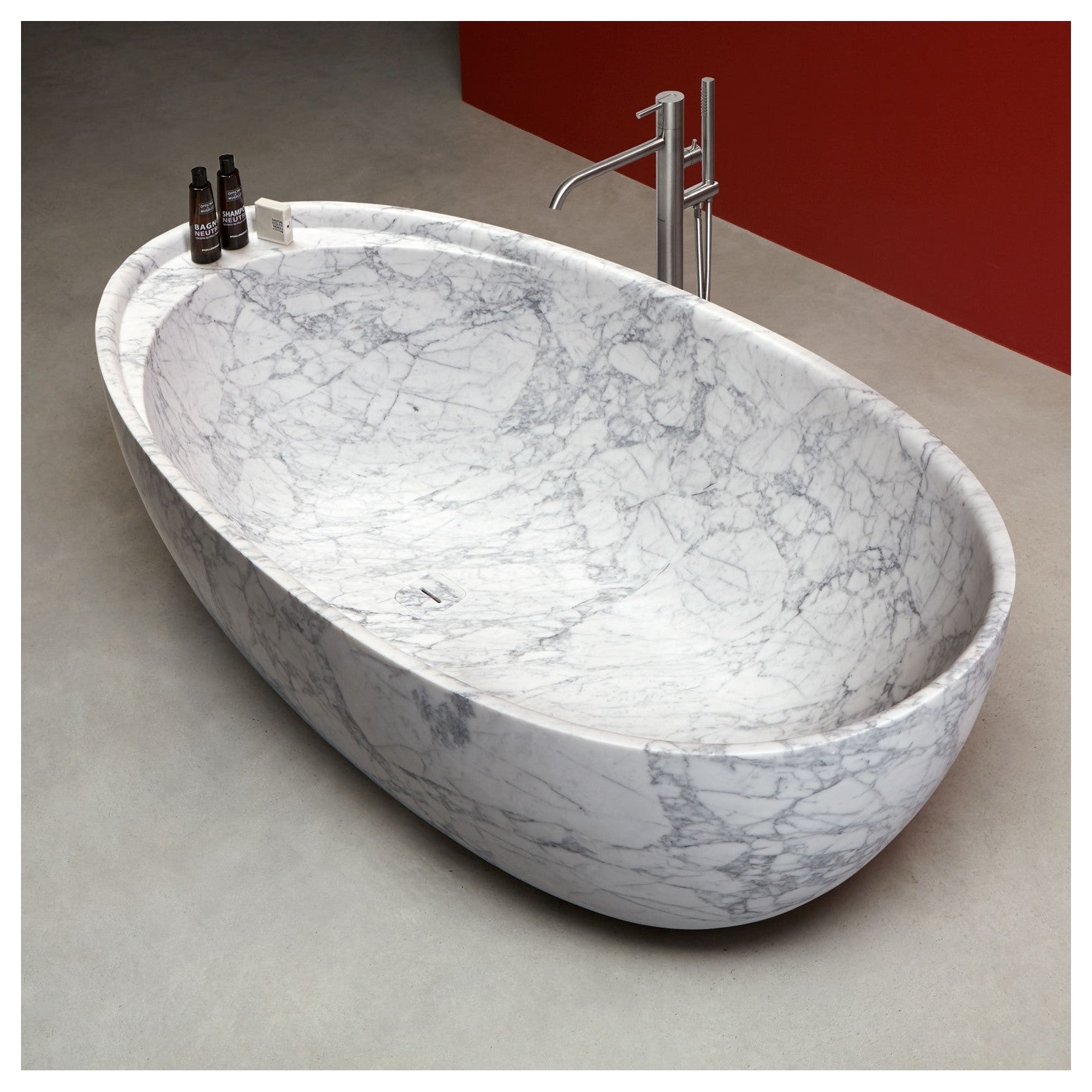 Marble bath outlet