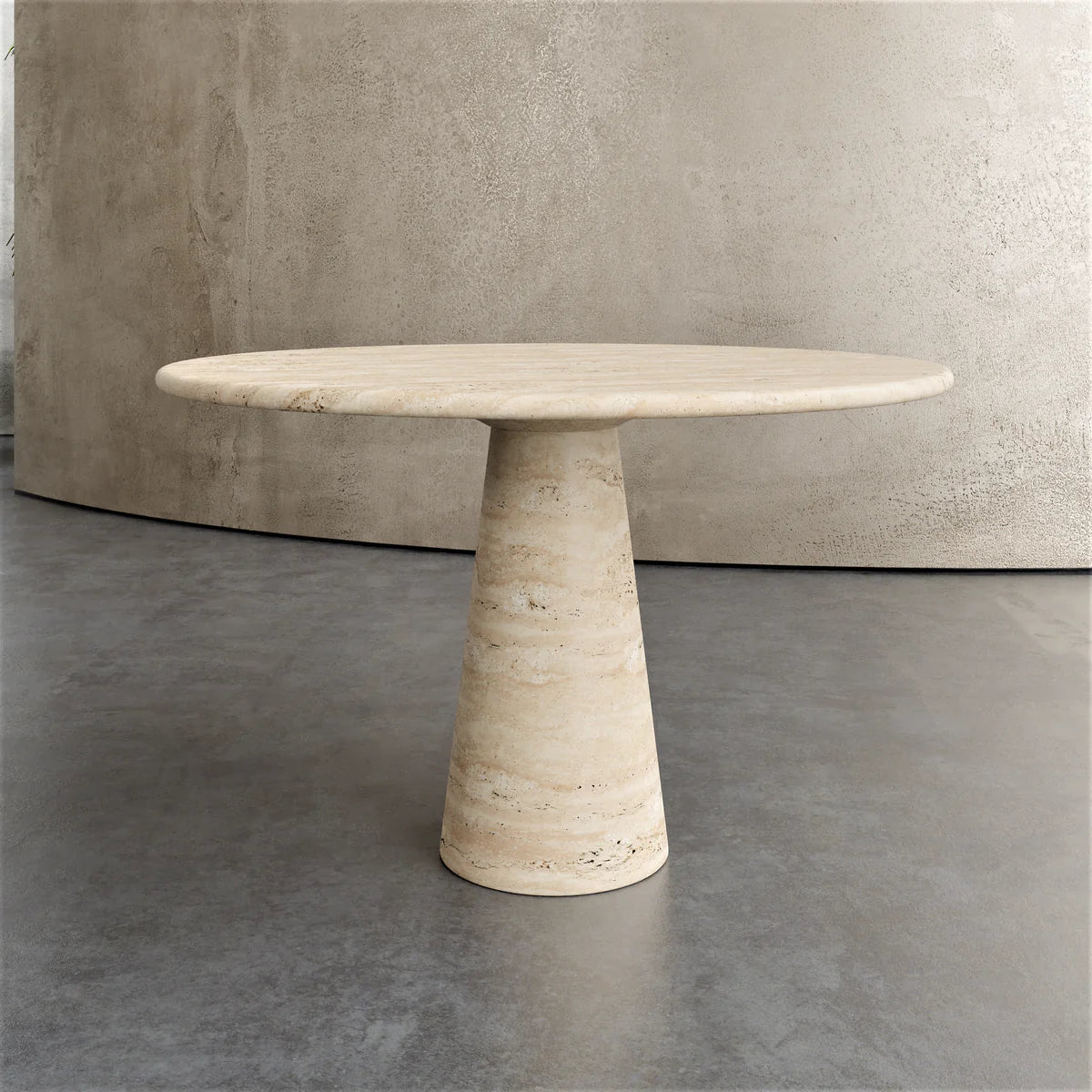 Franca Travertine Dining Table