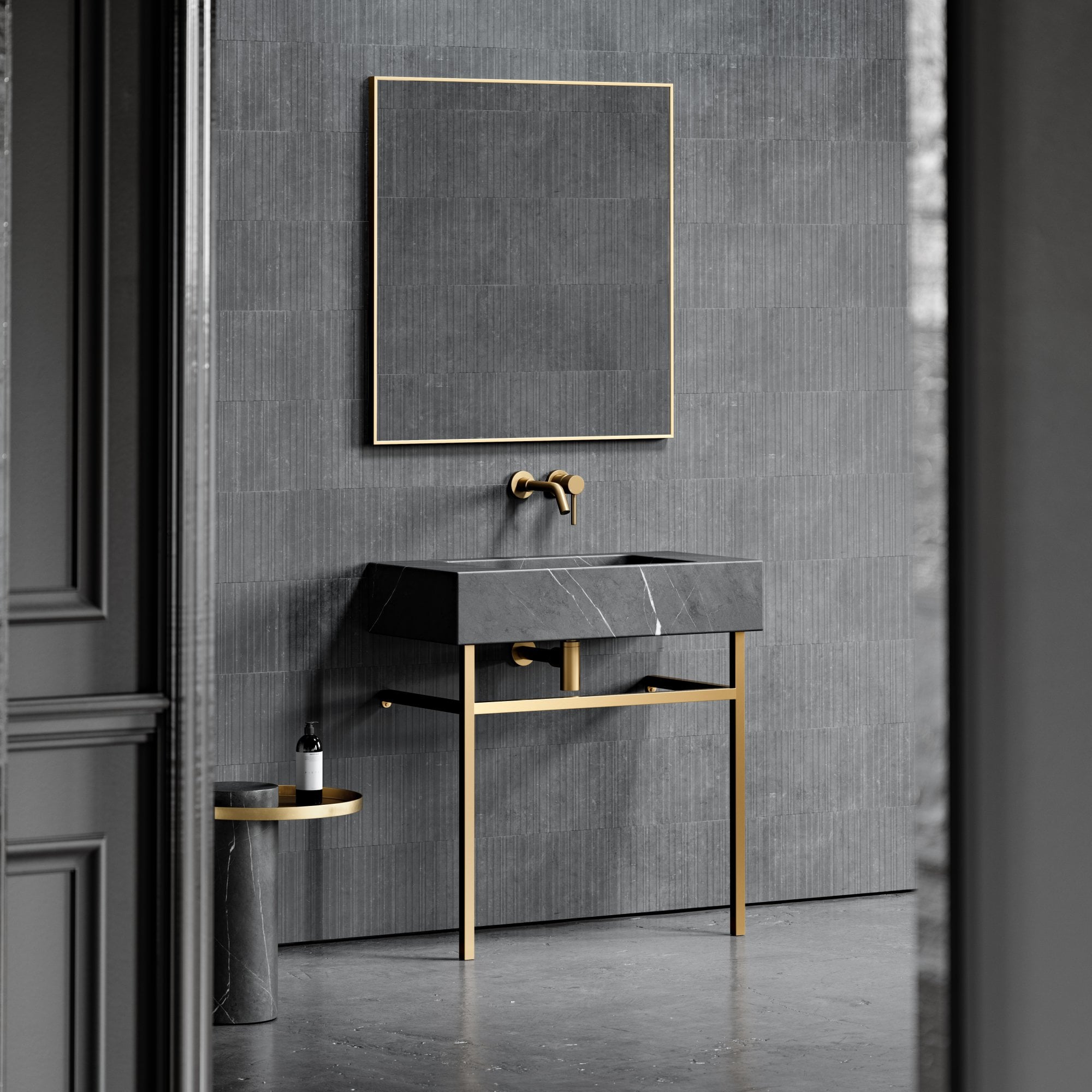 Pietra Grey Marble Vanity - Elsa Home And Beauty