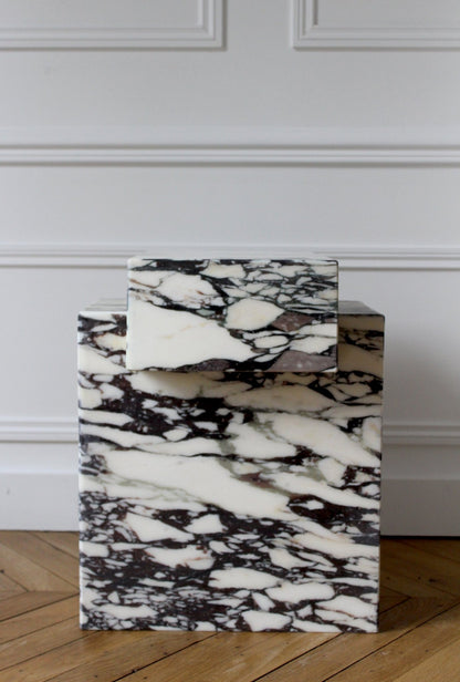 Sorrento Marble &amp; Onyx Plinth - Elsa Home And Beauty